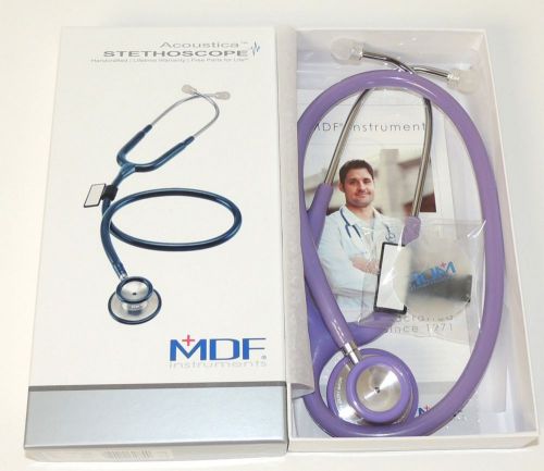 Mdf acoustica stethoscope 747 xp adult mdf7 cher pastel purple brand new in box! for sale