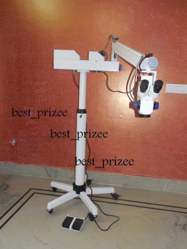 General surgery microscope in 3 step with motorized foot focusing for sale