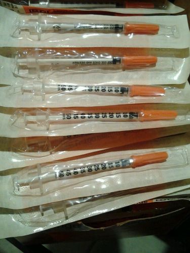 Becton dickinson 1/2cc lo-dose insulin syringe u-100 28g1/2 for sale