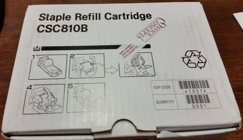 BRAND NEW GENUINE STAPLE REFILL CARTRIDGE CSC810B EDP CODE 410514 FIVE IN BOX