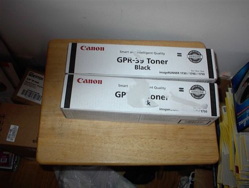 2 Canon GPR-39 Cartridge Toner - Black YOU GET BOTH SHOWN