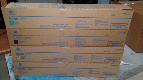 Genuine Konica TN619 Color Toner Set CMYK New in Box! **New**