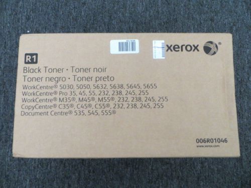Genuine Xerox 6R01046 6R1046 Black Toner Cartridge 2-Pack WorkCentre 5030 5050