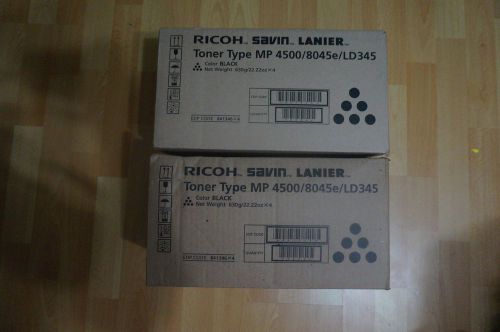 4 RICOH TYPE MP 4500 TONER GENUINE SEALED. 3 BOXES AVAILABLE