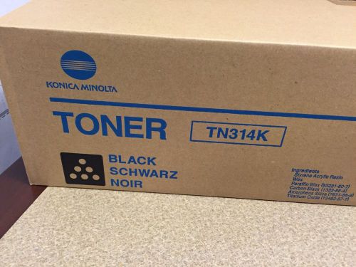 Genuine Konica Minolta TN314K A0D7131 Toner Black NIB