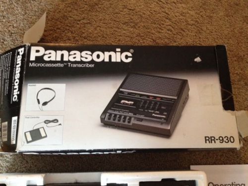 Panasonic RR-930 Microcassette Transcriber