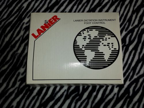Lanier LX-055-7 LX0557 940-3015 Transcriber Foot Pedal - New in Box