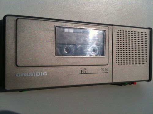 GRUNDIG Stenorette DH 2081 Dictaphone DICTATION MACHINE Steno cassette Germany