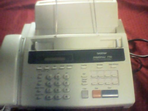 Brother Intellifax 770 Home Office Plain Paper Faximile