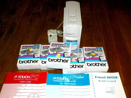 P-Touch PC Professional Labeling System plus 5 P-Touch TX Tapes Brother