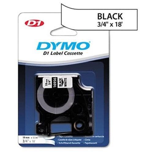 Dymo d1 16956 permanent polyester tape - 0.75&#034; width x 17.72 ft (dym16956) for sale