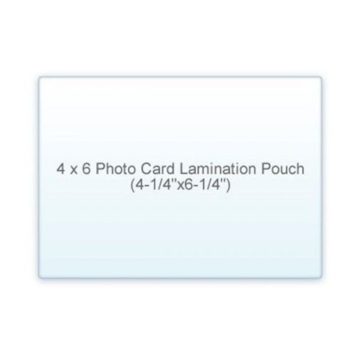 3 Mil 4x6 Photo Laminating Pouches 100 Hot 4-1/4 x 6-1/4 Lamination Sheets Gloss