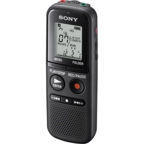 Sony Digital Flash Compact 2GB 500 Hours MP3 Voice Recorder ICDBX022