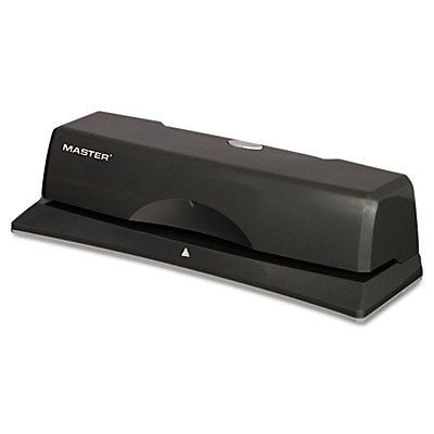 10-sheet ep12 electric/battery three-hole punch, 9/32&#034; holes, charcoal for sale
