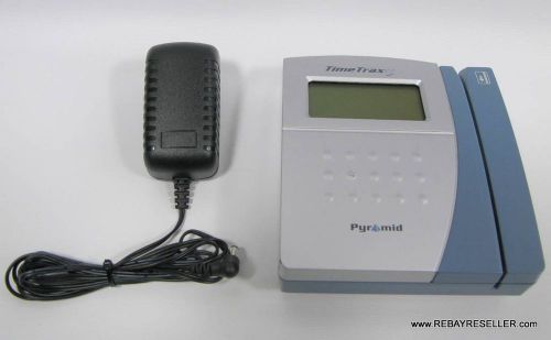 Pyramid timetrax ez time clock system w/power adapter 50 employee capacity for sale