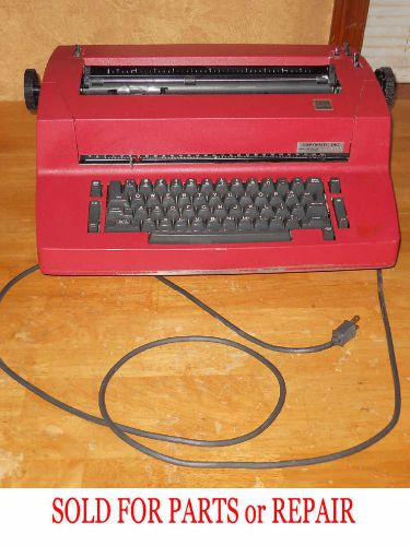 Vintage IBM Correcting Selectric III Typewriter RED *SOLD FOR REPAIR*