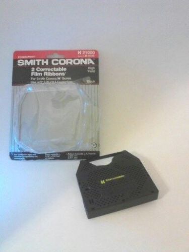 Smith Corona Correctable Film Ribbon H 21000 Black Only contains 1 Ribbon