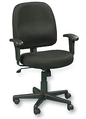 Raynor black eurotech newport fabric swivel tilt task chair (6 of them) for sale
