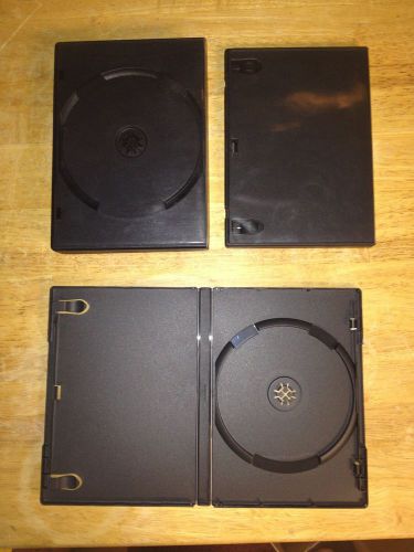 Set of 5 Black DVD/ VIDEO GAME CASES (Set 1)