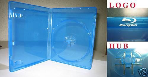 Sale! 100 New High Quality 12mm Blu-Ray Disc Single DVD Case Movie Box BL8