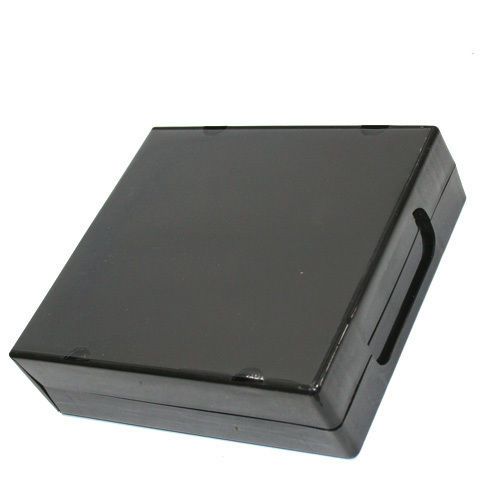 20 new high quality unikeep style 24-cd dvd black poly cases w/sleeve p-pp24blk for sale