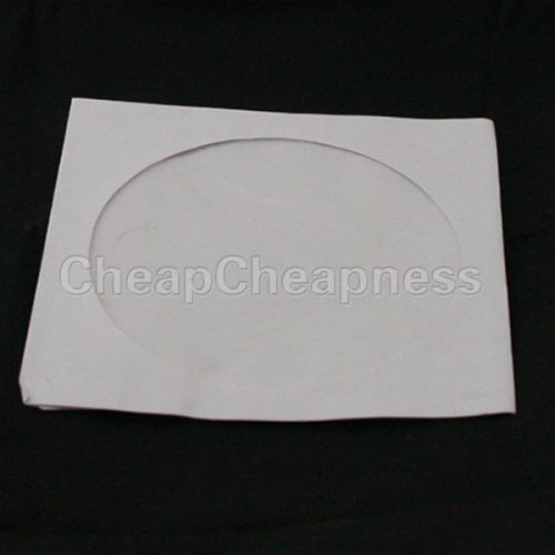Reliable Good 50Pcs White Paper Record Sleeves Music CD Storage 12.5*12.5cm SPCA