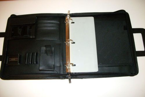 Franklin Covey 3 Ring Briefcase Binder Tote Retractable Handles 1.5 Inch