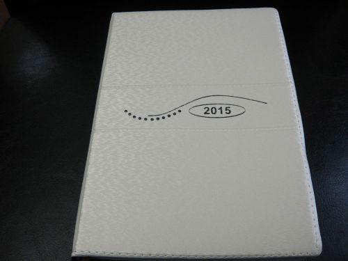 Calendar Planner 2015 Weekly Notebook Appointment Book Daily JOURNAL WHITE NEW