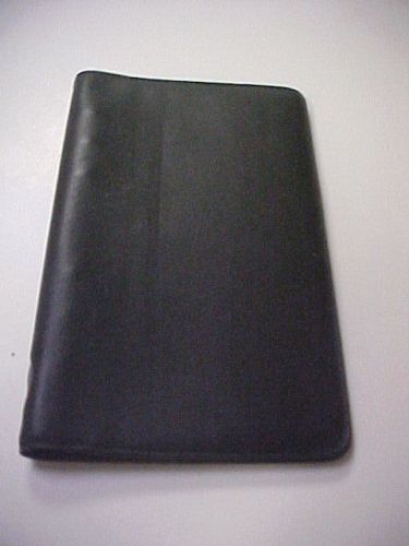 Filofax black executive slimline. deluxe leather organizer agenda diary preowned for sale