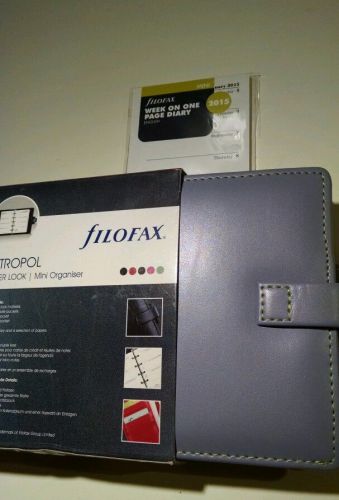 Filofax Metropol Mini Personal Organizer New in Original Packaging with 2015 Cal
