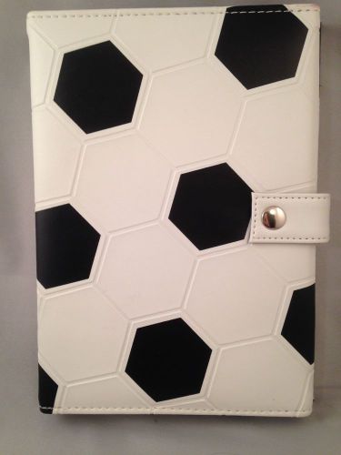 Soccer tri-fold binder, planner, compact size, organizer for sale