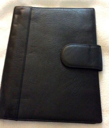 Levenger Fine Leather Tools Bi-fold Organizer in Black *pre-owned*