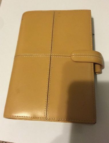 Filofax Personal Cross Tight Rings Camel Some Wear And Tear