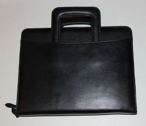 Day runner large planner binder - leather (entrepreneur / monarch size 8.5 x 11) for sale