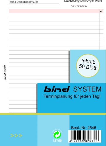 bind - B2545 - Systemeinlage BERICHTE A5