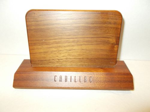 Cadillac Wooden Business Card Holder