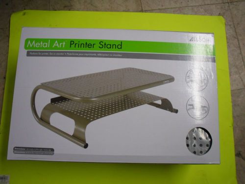 New ! allsop metal art printer stand supports up to  40 lbs storage space for sale