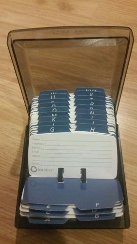 Rolodex Medium Rectangle 2&#034;x4&#034; Card File A-Z