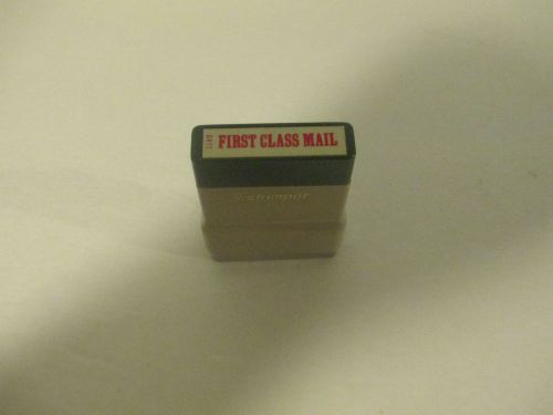 XSTAMPER 1149 FIRST CLASS MAIL Stamp in Red Ink