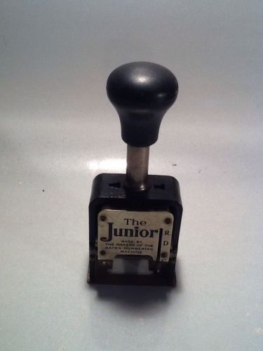 Vintage the junior numbering stamp for sale