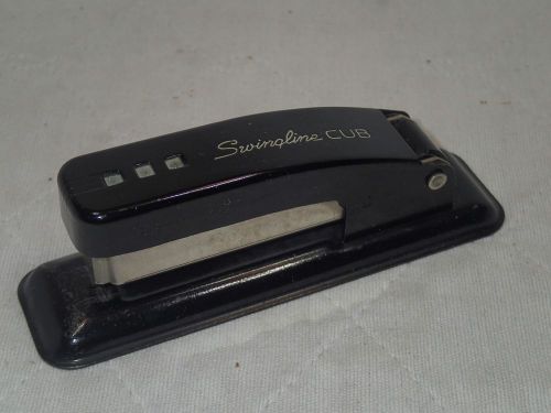 Vintage Black Swingline Cub Mini Stapler, Cub or No. 77 Staples
