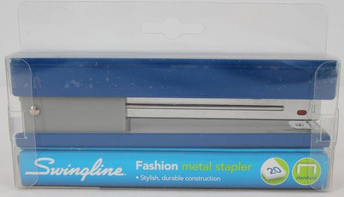 Swingline 87832 Fashion Stapler Full Strip Navy Blue /Grey 20 Page Capacity NEW