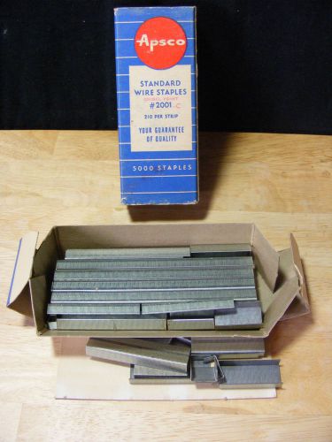 Box of Apsco Standard Wire STAPLES - Between 2500-3500 CT Staples.