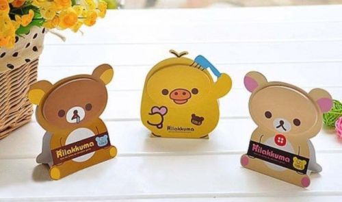 2pcs relax bear memo pad cartoon notepads sticky notes rilakkuma labels crafts for sale
