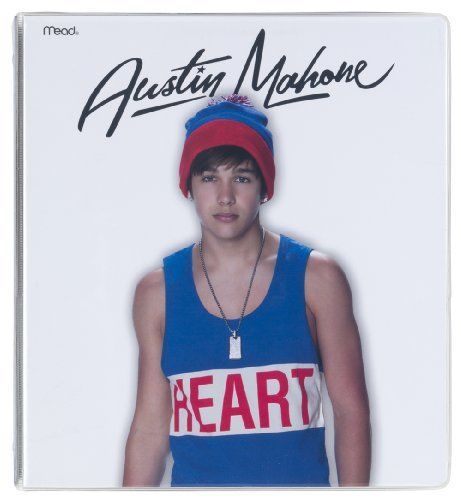 Austin Mahone Ring Binder 1 Capacity 10.5 X 11.5 X 1.62 Heart