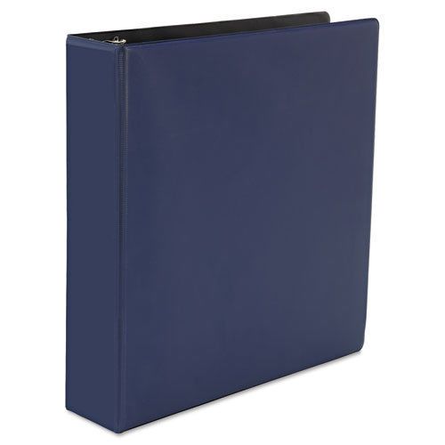 D-ring binder, 2&#034; capacity, 8-1/2 x 11, navy blue for sale