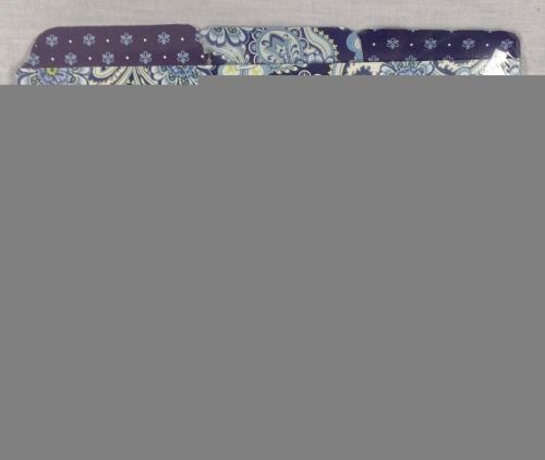 Tri-coastal design set of 10 file folders in 2 designs blue floral paisley for sale
