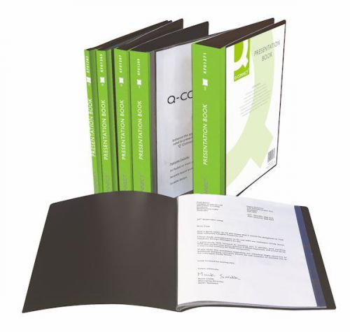 Quality 20 Pocket A4 Presentation Display Book - Customise Spine &amp; Cover Catalog