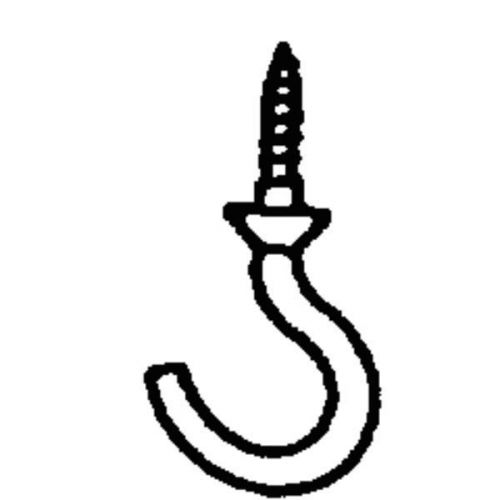 1-1/4&#034; Brs Cup Hook 122315 Pack of 10