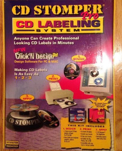 Avery CD Stomper Pro Kit / Compact Disc - DVD Labeling System / Print 3D Labels